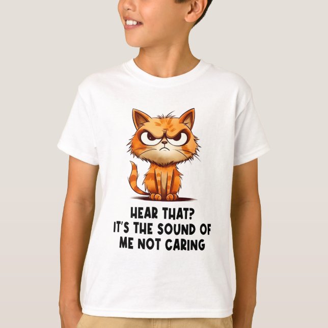 T-shirt Angry Stress Chat Funny Stress Meme pour Amoureux  (Devant)