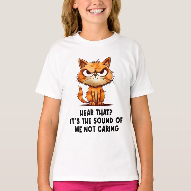 T-shirt Angry Stress Chat Funny Stress Meme pour Amoureux  (Devant)