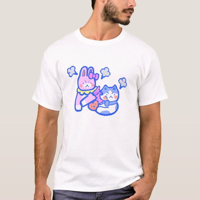 T-shirt Angry Work Besties (Devant)