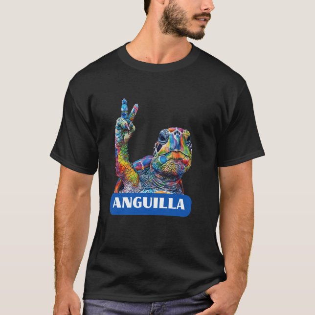 T-shirt Anguilla Souvenir Anguilla (Devant)