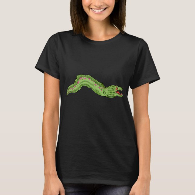 T-shirt Anguille en colère (Devant)