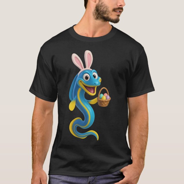 T-shirt Anguille ruban de Pâques (Devant)