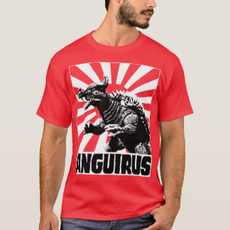 T-shirt ANGUIRUS Soleil levant pour les tee - shirts rouge