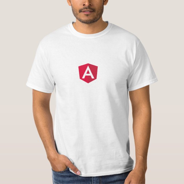 T-shirt AngularJS angulaire (Devant)