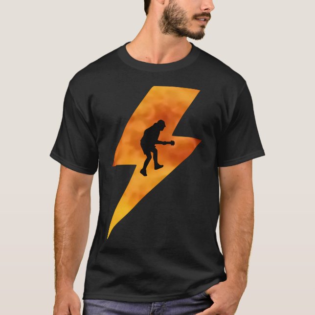 T-shirt Angus Young Haute tension (Devant)