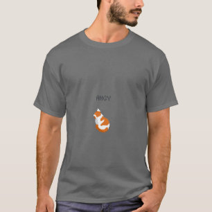 T-shirt Angy Kitten Mème Pixel Art