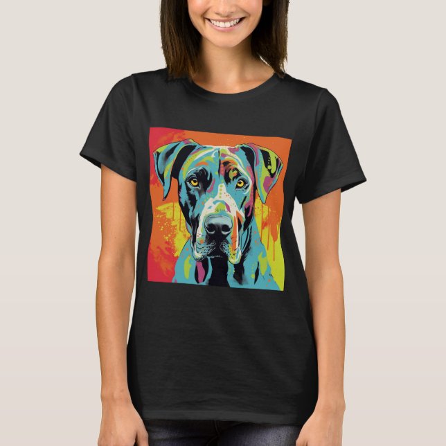 T-shirt Animal Abstrait, Grande Danse (Devant)