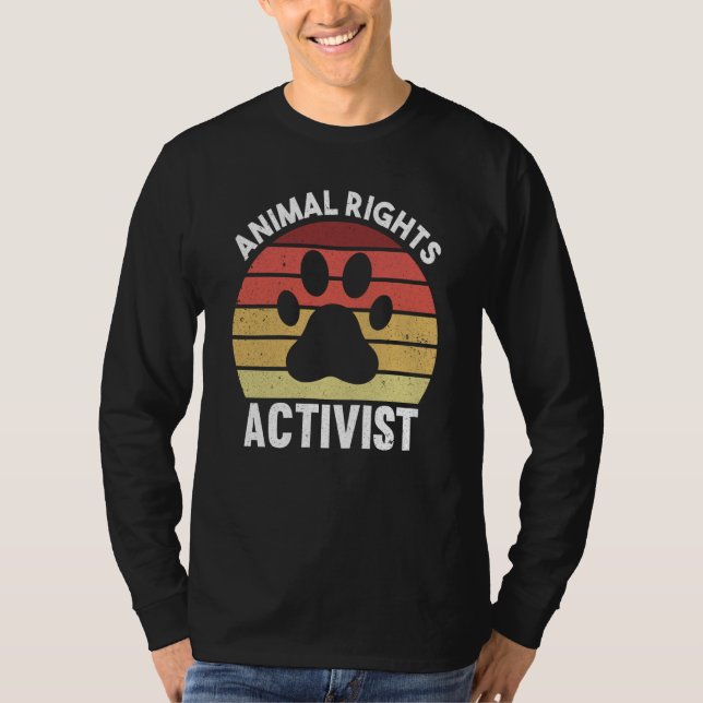 T-shirt Animal Activist Rescue Animals Conservation Rights (Devant)