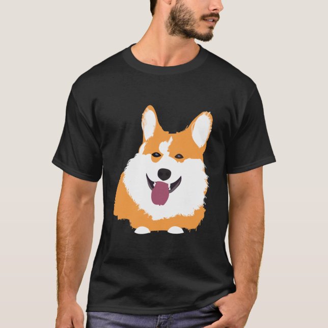 T-shirt Animal animal animal de compagnie de Chien de Corg (Devant)