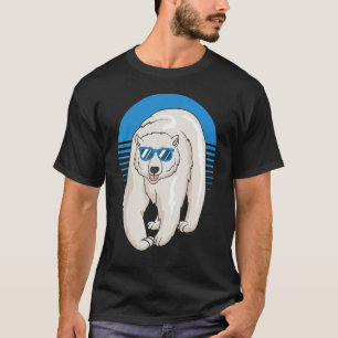T-shirt Animal arctique Polaire Ours Lover Cool Lunettes d