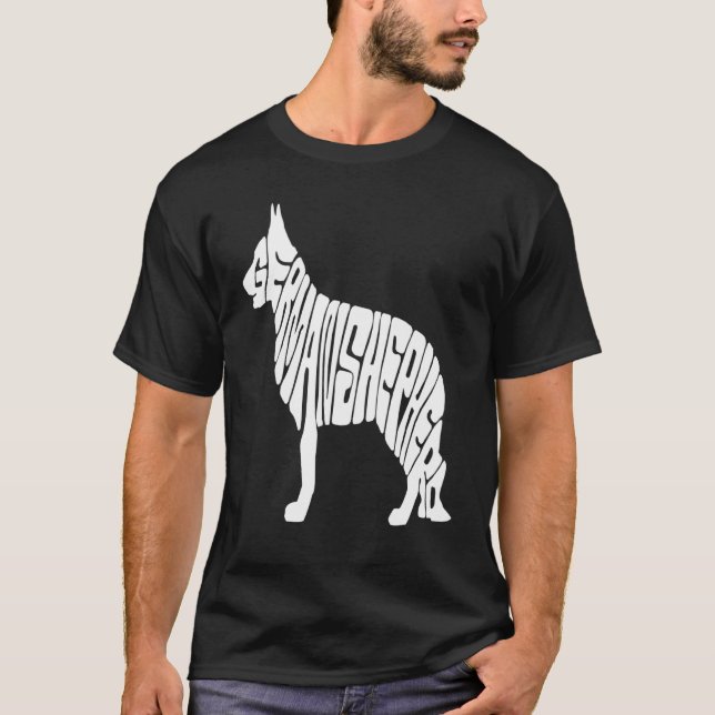 T-shirt Animal berger allemand (Devant)