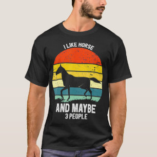 T-shirt Animal Cheval vintage Pour L'Amoureux Du Cheval