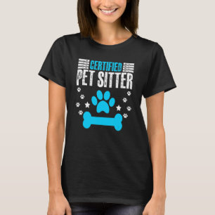 T-shirt Animal Chien Chat Humour assis Pour Animaux Certif