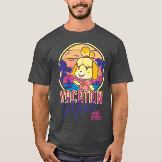 T-shirt Animal Crossing New Horizons Isabelle Mod Vacances