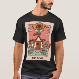 T-shirt animal crossing new horizons tom nook the devil T-