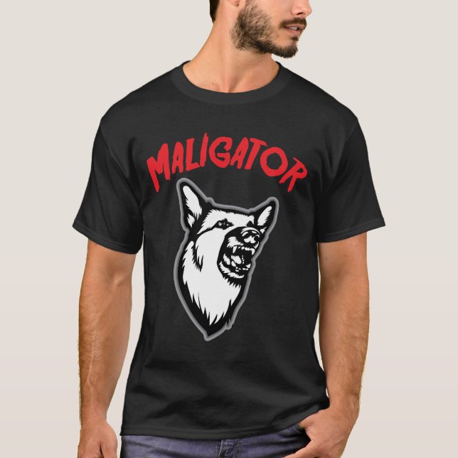 T-shirt Animal d'amoureux des chiens de Malinois de Belge (Devant)