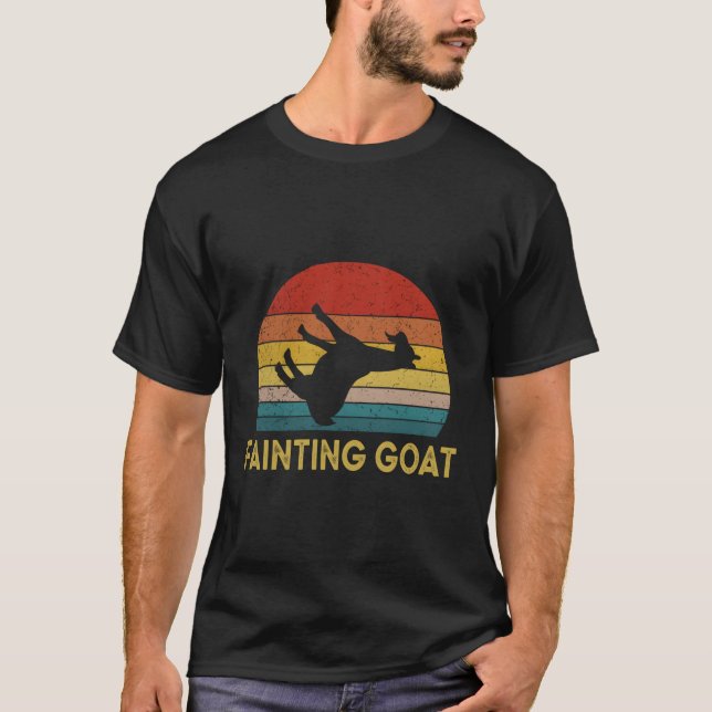 T-shirt Animal de chèvre évanoui (Devant)