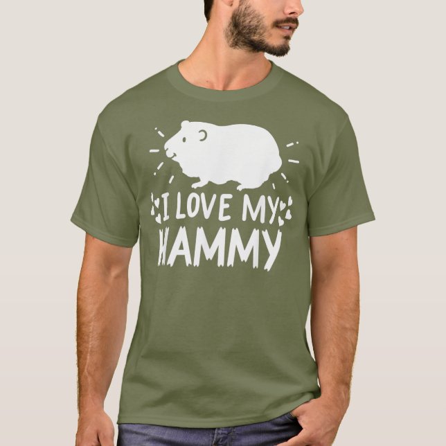 T-shirt Animal de compagnie Hamster Rodent Cavy (Devant)