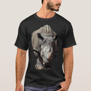 T-shirt Animal de faune Rhinocéros