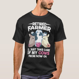 T-shirt Animal de ferme agriculteur à la retraite malade v