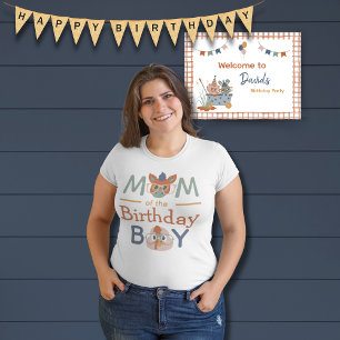 T-shirt Animal de ferme Anniversaire Garçon Maman fête