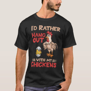 T-shirt Animal de ferme Poule Agriculteur Agriculture Poul