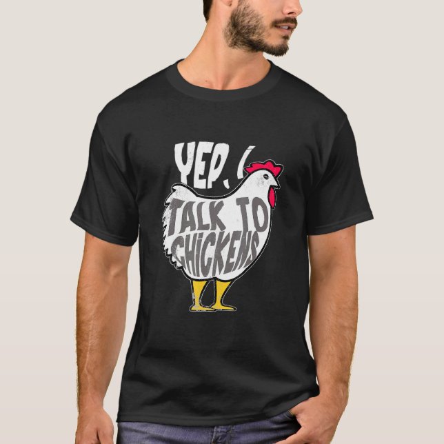 T-shirt Animal de ferme poulet (Devant)