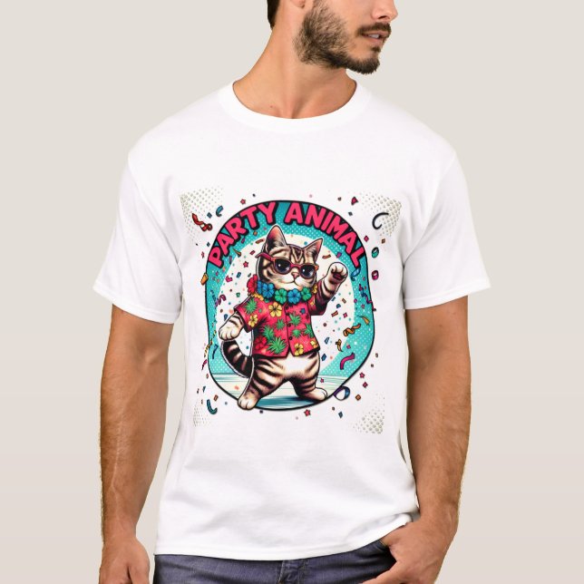 T-SHIRT ANIMAL DE FÊTE (Devant)