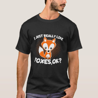 T-shirt Animal de forêt de Fox Love