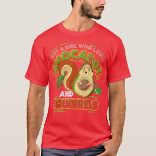 T-shirt Animal De Forêt Juste Une Fille Qui Aime Les Avoca