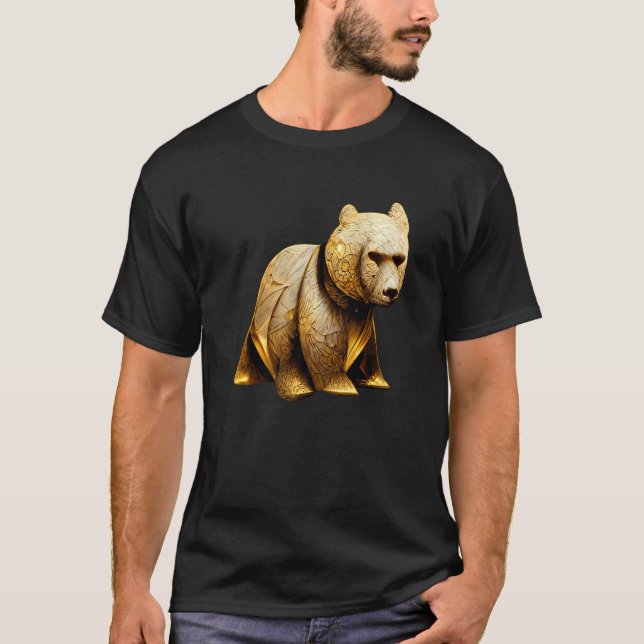 T-shirt Animal de l'ours mignon - Cool Graphic Design Prem (Devant)
