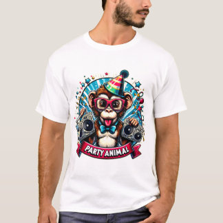 T-shirt Animal de partie