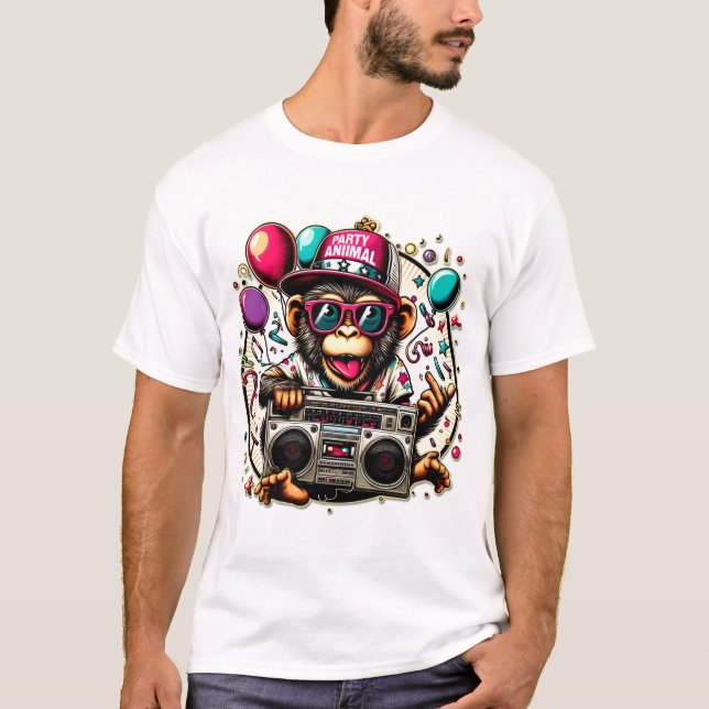 T-shirt Animal de partie (Devant)