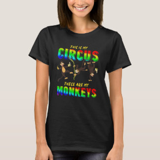 T-shirt Animal de zoo c'est mon cirque ce sont mes singes