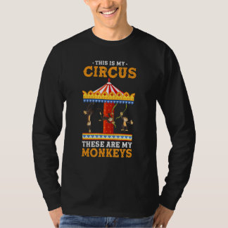 T-shirt Animal de zoo c'est mon cirque ce sont mes singes