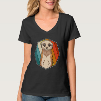 T-shirt Animal de zoo suricate Afrique Safari Rétro Suric