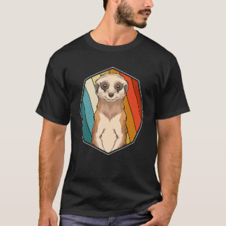 T-shirt Animal de zoo suricate Afrique Safari Rétro Suric