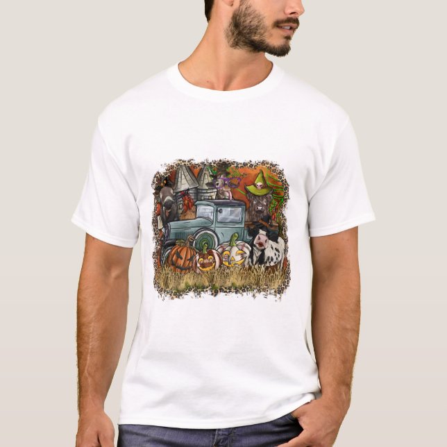 T-shirt Animal d'Halloween (Devant)