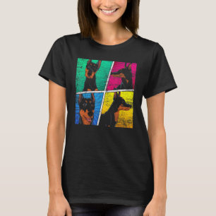 T-shirt Animal Dog Owner Pet Dog Pop Doberman 1