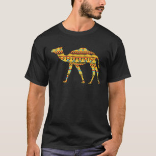 T-shirt Animal du désert Moyen-Orient Tapis Motif Camel