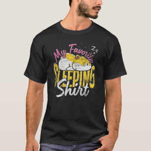 T-shirt Animal endormi Mon hamster endormi préféré