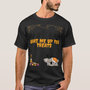 T-shirt Animal endormi prêt pour les friandises d'Hallowee