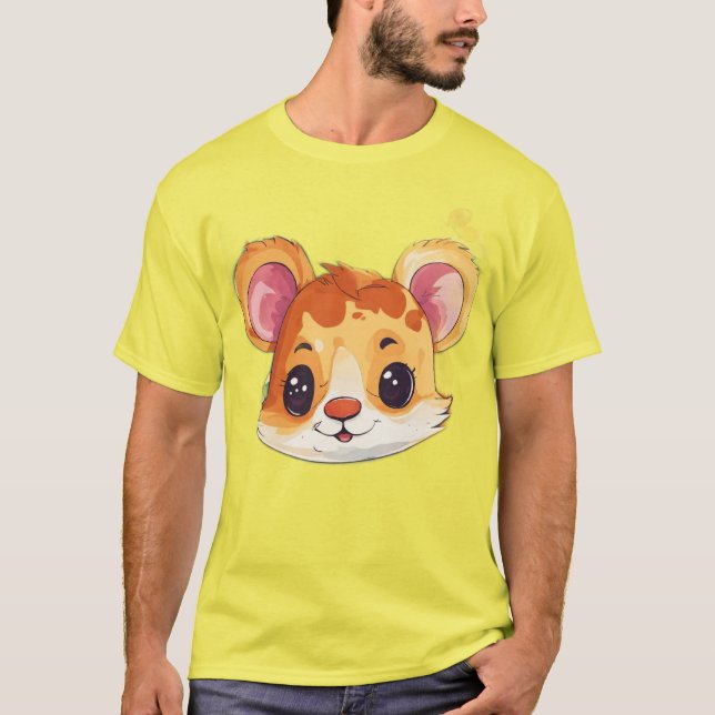 T-shirt animal enfant joueuse Conception : (Devant)