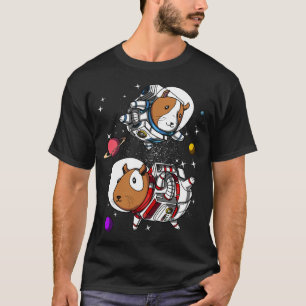 T-shirt Animal familier cosmique de Cavy d'astronautes de