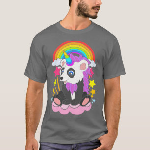 T-shirt Animal fantastique Pandacorn Panda Licorne Mignon