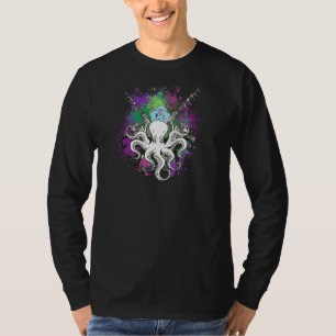 T-shirt Animal Fishing Occtopus Nurse Hospital Medicine Fe