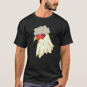T-shirt Animal Floral Ferme Animal Marguerite Fleur Fermi