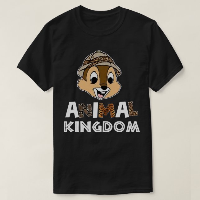 T-shirt Animal Kingdom Chip White Classic T Shirt (Design devant)
