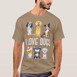 T-shirt Animal Love Animal Chien