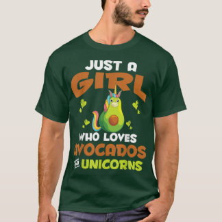 T-shirt Animal Magique Juste Une Fille Qui Aime Les Avocad